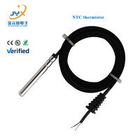 10K 3950 NTC Wasserdichter Temperatursensor IP68 Edelstahl-Thermistor für Industriekühler, Kühlung, Fischteiche
