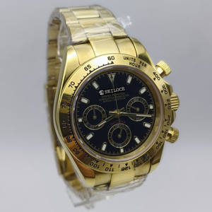 SEILOCE – montre chronographe multifonctionnelle de luxe, mouvement VK63, 39mm, cristal saphir, cadran en acier inoxydable, montre à Quartz avec pointeur - Product Image 3