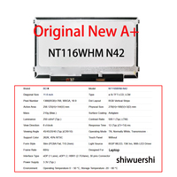 Layar Lcd 11.6 "1366*768 EDP 30Pin Pengganti B116XTN02.3 B116XAN04.0 NT116WHM N42 N21 N116BCA EA1 N116BGE EA2 NV116WHM N45