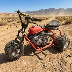 Tricycle à trois roues puissant de 212 cm³ à essence, mini-moto pour adultes avec <span class=keywords><strong>moteur</strong></span> à quatre temps - Product Image 1