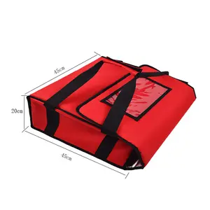 vietnam custom Insulated Pizza Food Delivery Bags Professional Warmer Carrier Pizza Bags