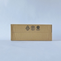 Großhändler Langlebige Recycelte Materialien Wellpappe-Kartons Flach Verpackte Einwellige RSC-Box Direktdruck Versandkartons