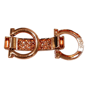 Hebilla para Zapatos de Aleación de Hierro y Zinc, con Diseño de Roseta y Diamantes Finos, Bañada en Oro Rosa, Duradera y Ecológica, Directo de Fábrica, para Mocasines - Product Image 3