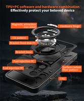 Funda para Teléfono Xiaomi 17T/17T Pro 360 °   Soporte Giratorio con Anillo, Protección Total, Antigolpes, Antihuellas, Funda Protectora