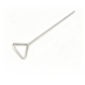 Espalda de Laboratorio Triangular de Acero Inoxidable de 4 cm para Microbiología, Espalda para Placas de Agar, Autoclavable - Product Image 4