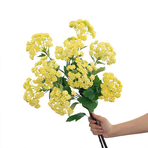 Flor Artificial de Colza de Alta Calidad al por Mayor con 3 <span class=keywords><strong>Cabezas</strong></span> y Alta Simulación para Decoración de Fiestas y Aniversarios - Product Image 1