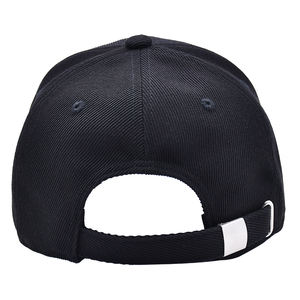 Gorra de Béisbol de 5 Paneles con Logotipo de Alta Frecuencia, Gorras Deportivas Personalizadas Negras, Gorras de Béisbol de Algodón con Hebilla de Metal - Product Image 6