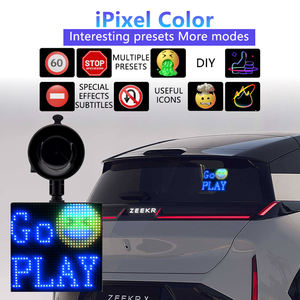 <strong>Wholesale</strong> Devil's Eye LED Display Screen Truck Lights Saudi Arabia Car Advertising 32x32 Pixel APP Cellphone Control New - Product Image 2