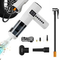 Mini aspirateur sans fil portable, compresseur d'air pour pneus de voiture, pompe gonflable sans fil, gonfleur de pneus numérique, moniteur de pression
