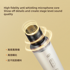 Vidda <span class=keywords><strong>V3</strong></span> mini xách tay karaoke <span class=keywords><strong>microphone</strong></span>, USB không dây chương trình kết cấu kim loại với chuyên nghiệp giọng hát tinh tế động cơ - Product Image 6