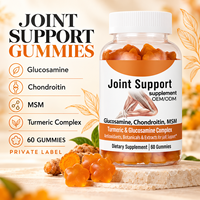KUNYON Gummies de soutien articulaire OEM avec Glucosamine, Chondroïtine, MSM et Curcuma pour adultes, 60 unités