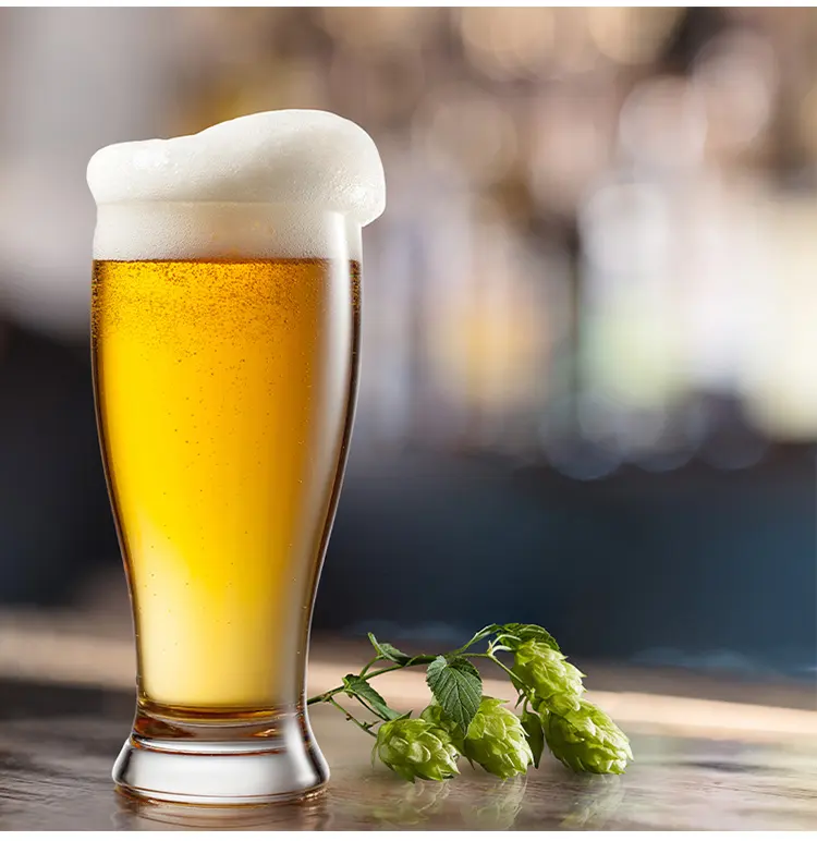 แก้วเบียร์แบบสั่งทำ,แก้วเบียร์แก้วเบียร์ขนาด12ออนซ์สำหรับ Pilsner