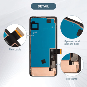 Pantalla AMOLED de 6.7 Pulgadas para Google <span class=keywords><strong>Pixel</strong></span> 8 Pro, Repuesto de Pantalla Táctil, Pantalla LCD OLED de Google GC3VE G1MNW con Huella Dactilar - Product Image 2