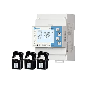 Rayfull TC55M 3 Phase CT Connected RS485 Modbus Energy Meter for Smart Buildings Solar Power Meter (Meter Only)