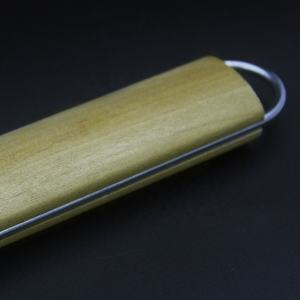 Estante de herramientas de barbacoa de metal para exteriores con mallas antiadherentes resistentes a la corrosión y cesta de parrilla de carbón de bambú para barbacoa de pescado - Product Image 5