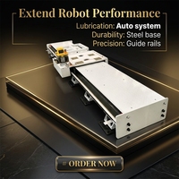 Rail de guidage de précision XJ pour robot extensible, avec lubrification automatique, base en acier robuste, 3 kW 220V/380V