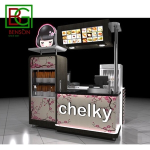 New Style Einkaufs zentrum Crepes Kiosk Food Kiosk Design Bester Verkauf Electric Mall Kiosk Popcorn