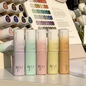 <span class=keywords><strong>Set</strong></span> di Smalti Gel Semipermanenti Rouni 40 Colori Traslucidi a Lunga Durata UV per Saloni di Bellezza, Vendita all'Ingrosso - Product Image 4