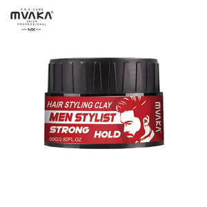 Erkekler için saç kili güçlü tutun mat Finish saç vaksı kil doku Ultra Styling saç vaksı macun saç vaksı Styling kil macun saç - Product Image 2