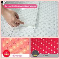 Lettino Avanzato per Fotobiomodulazione Total Body con 1280 LED da 260mW/cm² e 3535 Chip LED (30 pezzi) °   Sistema di Controllo Intelligente per Lenti in Spa e Centri Benessere