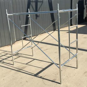 Plateforme d'échafaudage pliable pour cadre de porte de chantier industriel spécial, haute capacité de charge, résistante à la corrosion - Product Image 5
