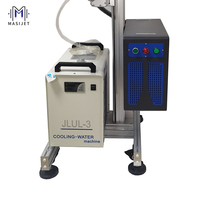 Machine de marquage laser UV entièrement automatique à grande vitesse, impression jet facile à utiliser pour les bouteilles en verre cosmétiques, les boissons et le métal