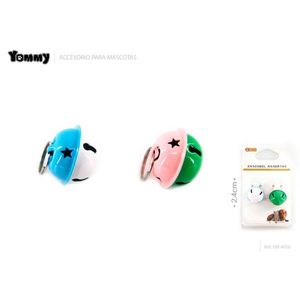 Campanas de dos colores Yommy de 2.4 cm, accesorio para mascotas para gatos y perros - Product Image 1