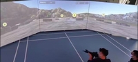 Pistola Láser de Entrenamiento con Sistema Infrarrojo para Juegos de Disparos Inmersivos HD con Proyección Interactiva AR para Entretenimiento Comercial