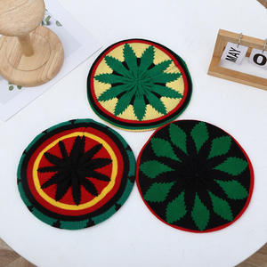 Chapeau tricoté unisexe pour homme et femme, béret d'automne et d'hiver, bonnet doux pour femme - Product Image 2