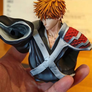 <span class=keywords><strong>Figurine</strong></span> Manga 35CM Bleach Kurosaki Ichigo, Statue PVC, Figura de Combat à Double Épée, Guerre des Mille Ans, Jouet Anime, Cadeau - Product Image 6