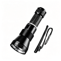 Lampe de plongée Yorex P70 LED 50m, interrupteur à glissière, 26650, puissante, IPX8, lampe de plongée LED