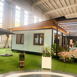 맞춤형 20피트 30피트 40피트 조립식 고급 모던 빌라 호텔 객실 조립식 모듈형 주택 접이식 확장형 컨테이너 하우스 - Product Image 3