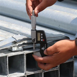 Poste de Cerca Metálico de 45 <span class=keywords><strong>x</strong></span> 75 mm, Tubo Cuadrado de Acero Galvanizado, Tubo Galvanizado S355 de 2.5 Pulgadas <span class=keywords><strong>x</strong></span> 2.5, Tubo Cuadrado Galvanizado - Product Image 6