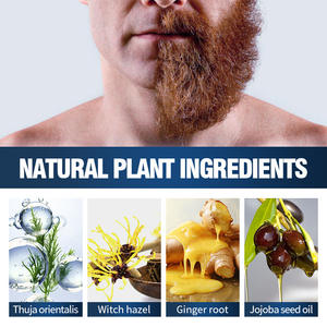 Ensemble de soins pour la barbe pour hommes - Feuille de Platycladus, <span class=keywords><strong>Forsythia</strong></span>, Racine de gingembre, Huile de graines de chanvre - Barbe hydratante et lissante 700g - Product Image 4