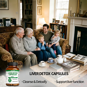 Détoxifiant Hépatique 1000mg Chardon-Marie en Capsules - Nettoyage Naturel du Foie et Soutien de la Fonction Hépatique pour Adultes - 60 Gélules OEM - Product Image 4