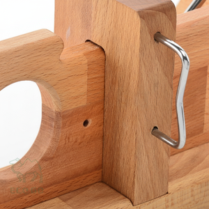 Coupe-salami en bois planche à découper idéale planche à découper en bois brun moyen - Product Image 1