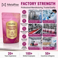 Gummies Probiotiques Véganes pour Femmes, Marque Blanche, à l'Extrait de Fleurs, Mélange Féminin qui Favorise l'Équilibre du pH et l'Hydratation (Vente en Gros)