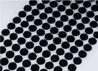Autocollant adhésif à crochet et boucle Cercle Rond Adhésif à crochet et boucle Points Velcroes Points pour vêtements
