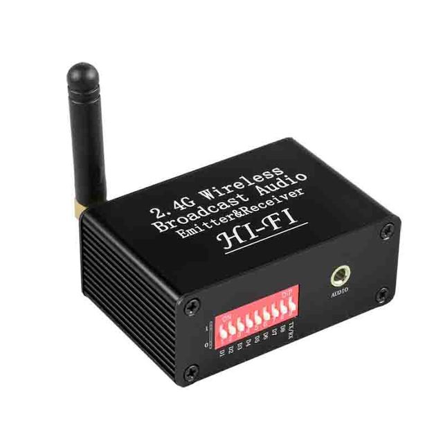 2.4G High-fidelity Audio Wireless Transmission Transceiver Supports One Transmitter, Multiple Receivers and Stereo Sound