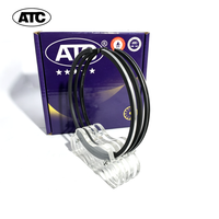 Segment de piston ATC 4D33 pour moteur Mitsubishi 4 cylindres. Diamètre du cylindre : 108 mm. Bague d'étanchéité ME996378 ME999871 ME016895 ME18280 MD322783