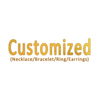 Collier avec pendentif en cuivre plaqué or à lettres arabes classiques personnalisées Ayong, œil turc