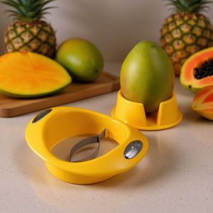 Mango Slicer With <b>Fruit</b> Holder For Easy Cutting And Peeling Kitchen <b>Tool</b> - Product Image 3