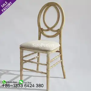 Manufacture Supply Low Price Stacking Wedding Furniture Phoenix Wooden Chairs For Events Party With Cushion