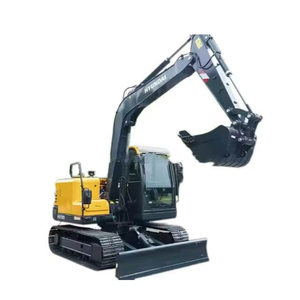 Miniexcavadora HX80 Coreana Original Usada con Pocas Horas de Trabajo en Venta - Product Image 1