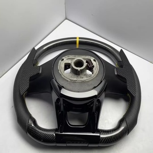 Volante de fibra de carbono con pantalla LED con paletas de cambio para <span class=keywords><strong>Mercedes</strong></span> <span class=keywords><strong>Benz</strong></span> A45 AMG CLS W176 C63 W204 CLA W212 W207 W218 C450 - Product Image 6