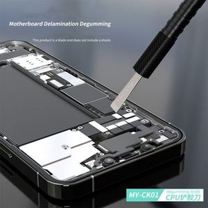 YCS Mr Yang MY-CK01 tampon à souder adhésif lame de pelle rapide pour <span class=keywords><strong>téléphone</strong></span> portable carte mère CPU puce enlèvement de colle lame de grattoir - Product Image 6