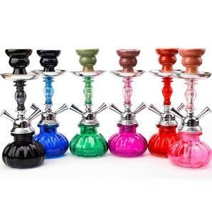 Ensemble de chicha portable rose avec 2 tuyaux et foyer, livré en coffret cadeau - Product Image 1