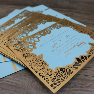 <span class=keywords><strong>Pas</strong></span> <span class=keywords><strong>cher</strong></span> Prix En Gros laser Découpé Invitations <span class=keywords><strong>De</strong></span> <span class=keywords><strong>Mariage</strong></span> Foil Merci Carte <span class=keywords><strong>De</strong></span> Voeux pour les Entreprises - Product Image 5