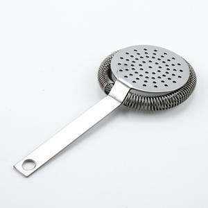 Stainless Steel Cocktail Strainer XR9055 Reusable Bar Filter Minimalist Design Silver Color First Class Quality - Product Image 4