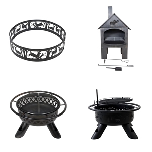 Braciere a Carbone per Campeggio all'Aperto, Griglia BBQ in Acciaio a Forma di Casa con Rivestimento in Polvere - Product Image 4